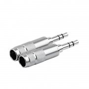 3.5立體耳機插頭鍍銠帶外殼